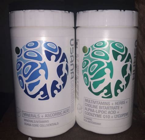Usana CellSentials ( 1 pair , 2 bottles) .